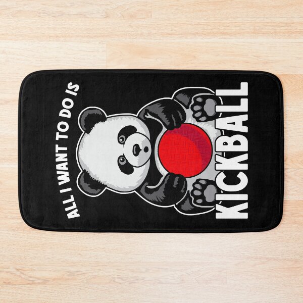 Item preview, Panda Kickball All I Want To Do Is Cute Funny Bear Player designed and sold by GrandeDuc.