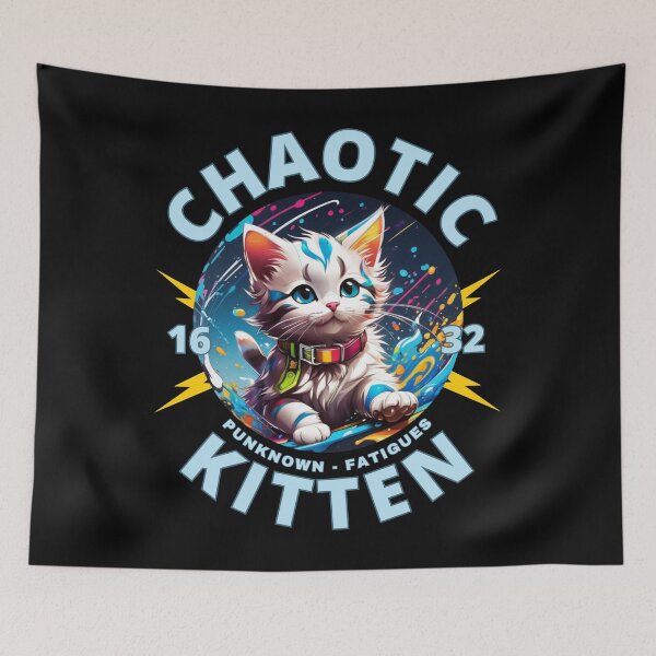 Item preview, Chaotic Kitten designed and sold by pUNKnown.
