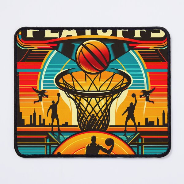 Item preview, "NBA Playoffs Retro : Honoring Basketball's Golden Era" designed and sold by Divyansh200102.