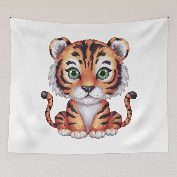 Item preview, Baby Tiger designed and sold by nimmitrends.