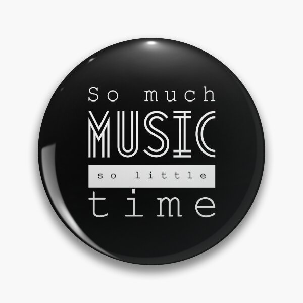 Item preview, Melodic Rush: 'So Much Music, So Little Time' Quotes Design designed and sold by Luxuriously.