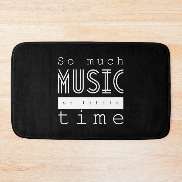 Item preview, Melodic Rush: 'So Much Music, So Little Time' Quotes Design designed and sold by Luxuriously.