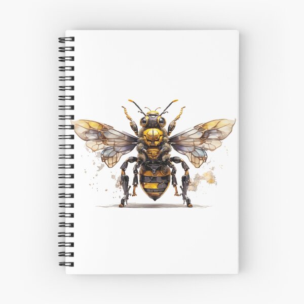 Item preview, A steampunk bee as a watercolor designed and sold by Rose Design & Photos.