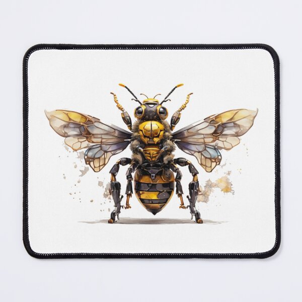 Item preview, A steampunk bee as a watercolor designed and sold by Rose Design & Photos.