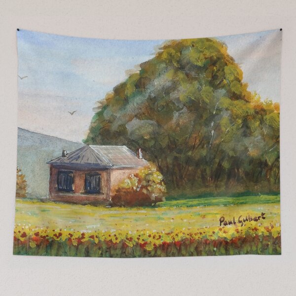 Item preview, Sunflower Farm - Watercolour designed and sold by Paul Gilbert.