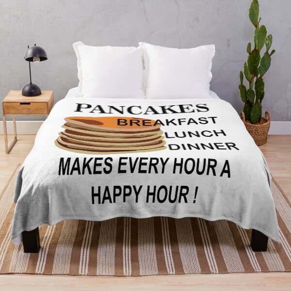 Item preview, Pancakes Makes Every Hour A Happy Hour Pancake designed and sold by Nisha Prabhu.
