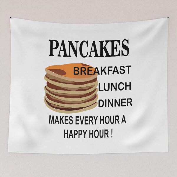 Item preview, Pancakes Makes Every Hour A Happy Hour Pancake designed and sold by Nisha Prabhu.