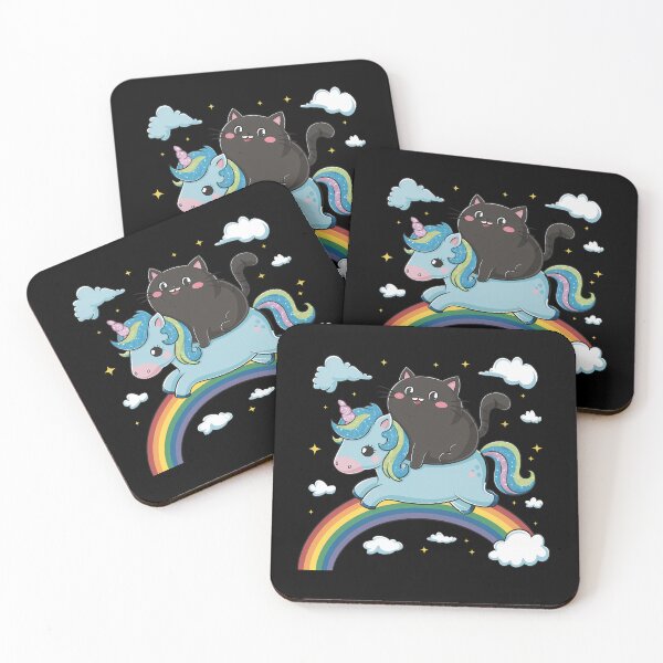 Item preview, Cat Riding A Unicorn Shirt designed and sold by PeelZinc.
