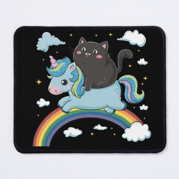Item preview, Cat Riding A Unicorn Shirt designed and sold by PeelZinc.
