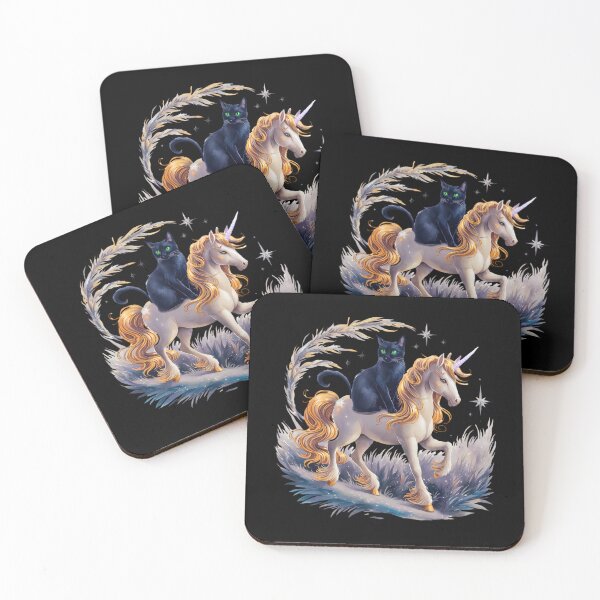 Item preview, Cat Riding A Unicorn Shirt designed and sold by PeelZinc.