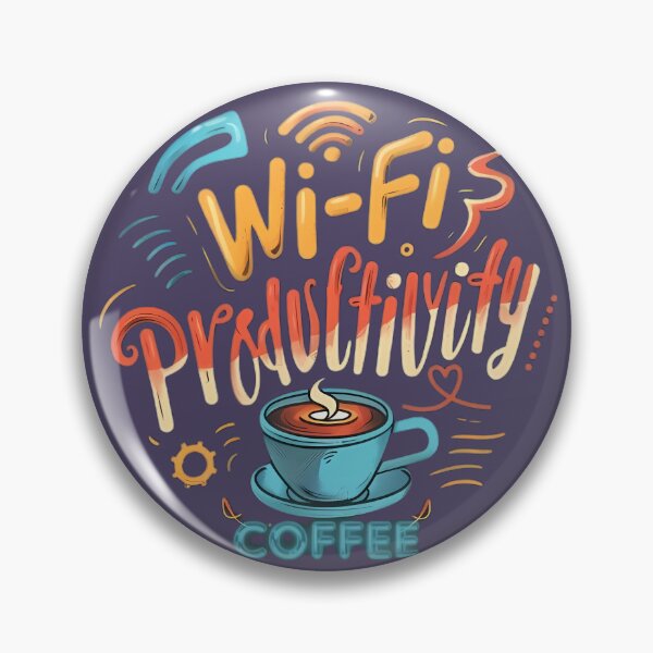 Item preview, Wi-Fi & Coffee: The Remote Worker's Mantra designed and sold by aiart-cutegirl.