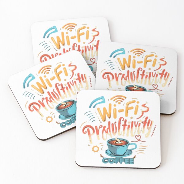 Item preview, Wi-Fi & Coffee: The Remote Worker's Mantra designed and sold by aiart-cutegirl.