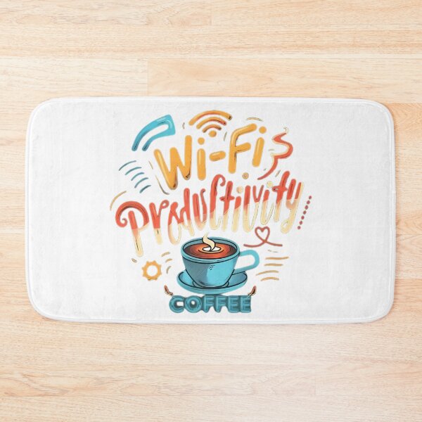 Item preview, Wi-Fi & Coffee: The Remote Worker's Mantra designed and sold by aiart-cutegirl.