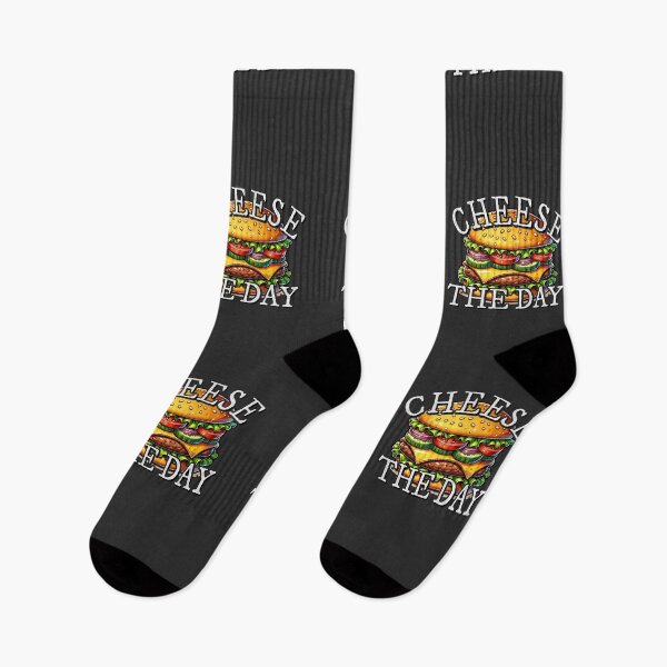 Item preview, Cheese The Day! Burger Pun Cheeseburger Fun designed and sold by Skizzenmonster.