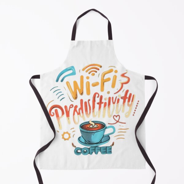 Item preview, Wi-Fi & Coffee: The Remote Worker's Mantra designed and sold by aiart-cutegirl.