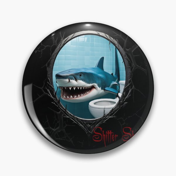 Item preview, Shitter Shark designed and sold by FatCatStudios.