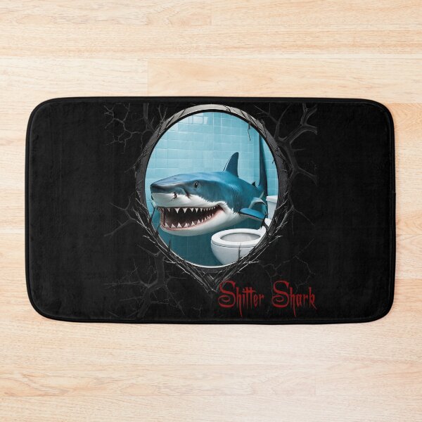 Item preview, Shitter Shark designed and sold by FatCatStudios.