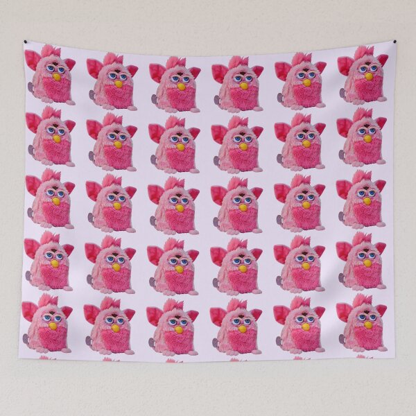 Item preview, Flamingo pink Furby designed and sold by NikiiNeko.