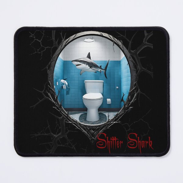 Item preview, Shitter Shark designed and sold by FatCatStudios.