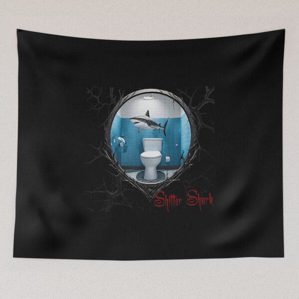 Item preview, Shitter Shark designed and sold by FatCatStudios.