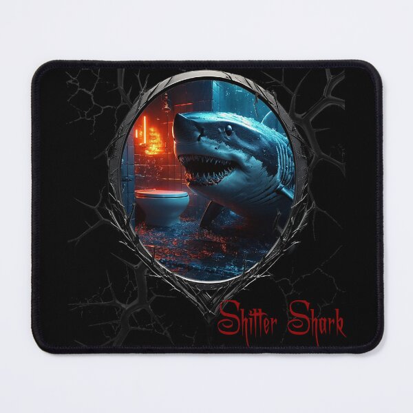 Item preview, Shitter Shark designed and sold by FatCatStudios.
