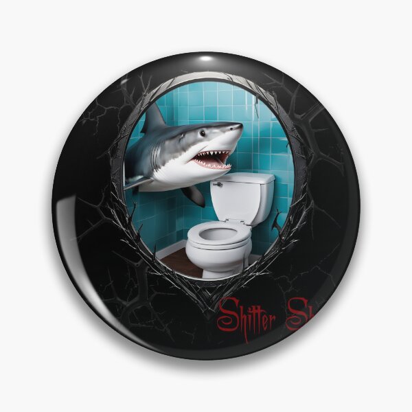 Item preview, Shitter Shark designed and sold by FatCatStudios.