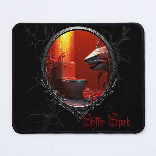 Item preview, Shitter Shark designed and sold by FatCatStudios.
