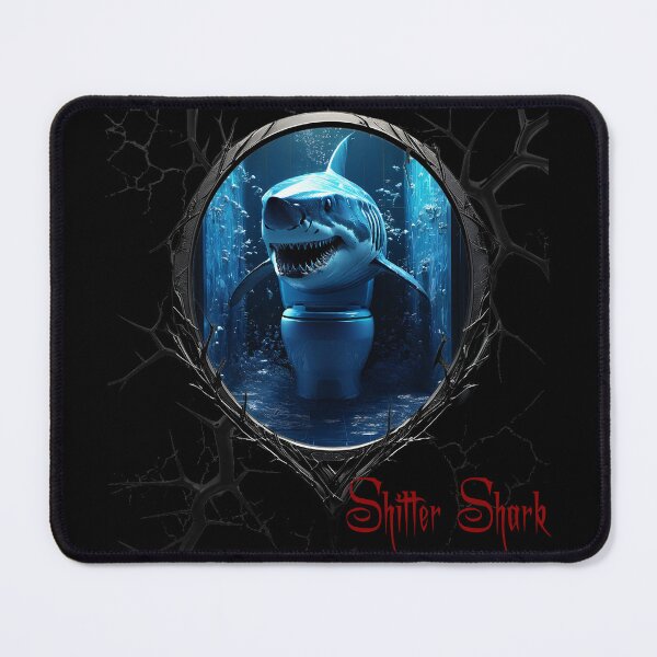 Item preview, Shitter Shark designed and sold by FatCatStudios.