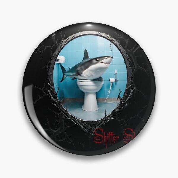 Item preview, Shitter Shark designed and sold by FatCatStudios.