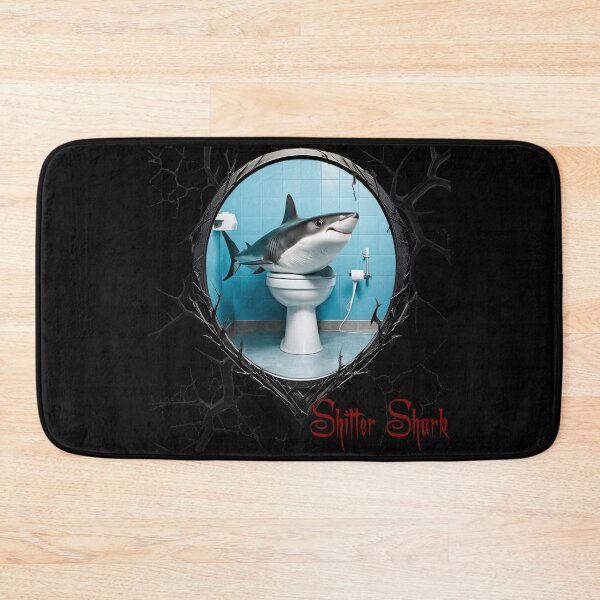 Item preview, Shitter Shark designed and sold by FatCatStudios.