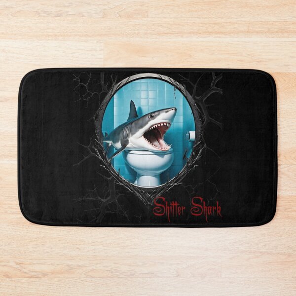 Item preview, Shitter Shark designed and sold by FatCatStudios.
