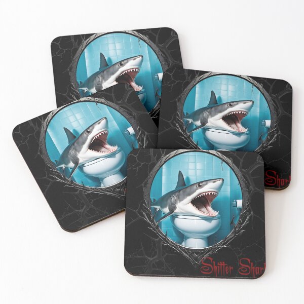 Item preview, Shitter Shark designed and sold by FatCatStudios.