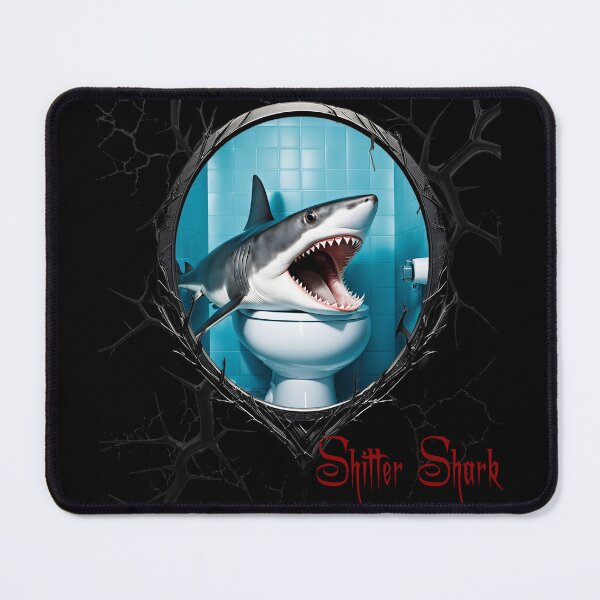 Item preview, Shitter Shark designed and sold by FatCatStudios.