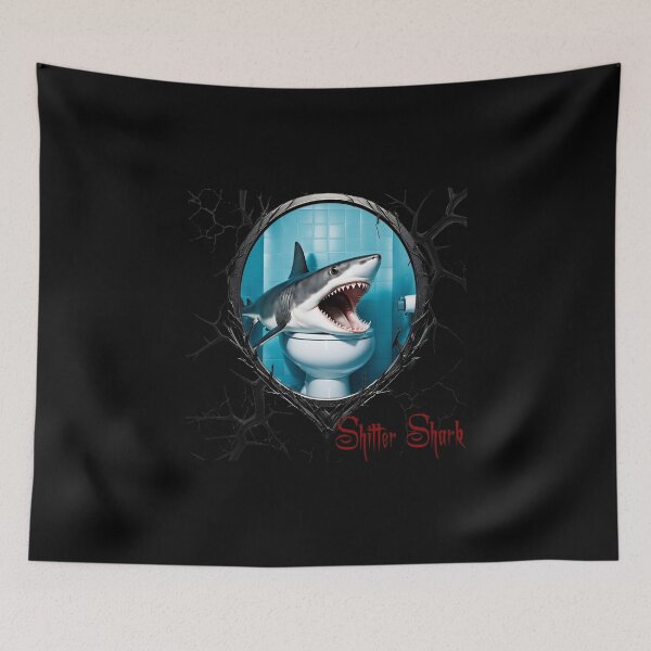 Item preview, Shitter Shark designed and sold by FatCatStudios.