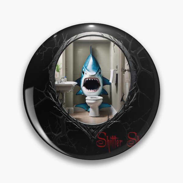 Item preview, Shitter Shark designed and sold by FatCatStudios.
