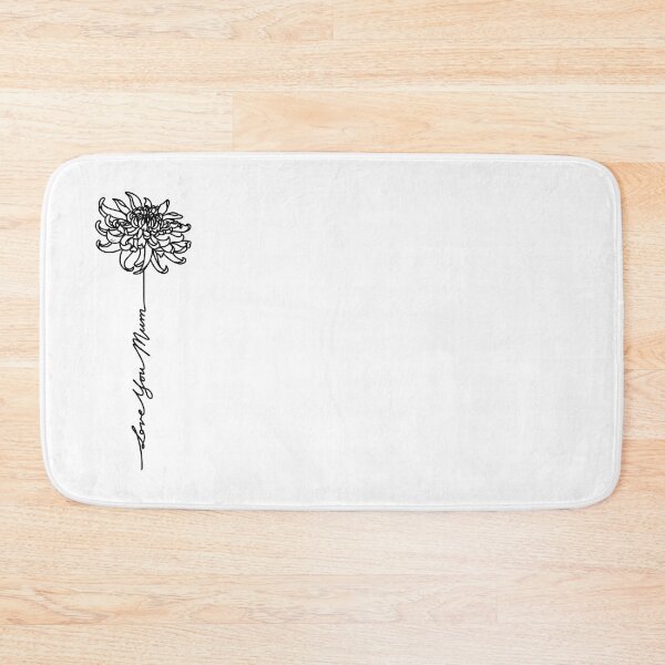Item preview, Love You Mum - Mothers Day Chrysanthemum Flower - Commonwealth Spelling designed and sold by Amanda Lucas.
