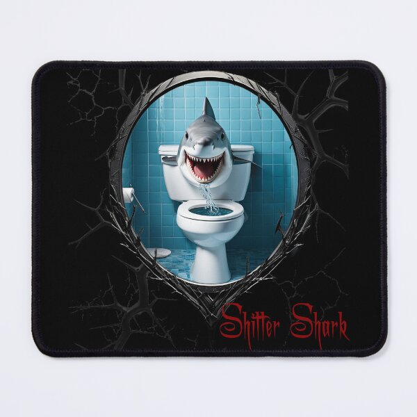 Item preview, Shitter Shark designed and sold by FatCatStudios.