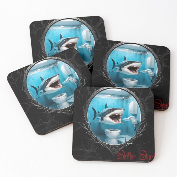 Item preview, Shitter Shark designed and sold by FatCatStudios.