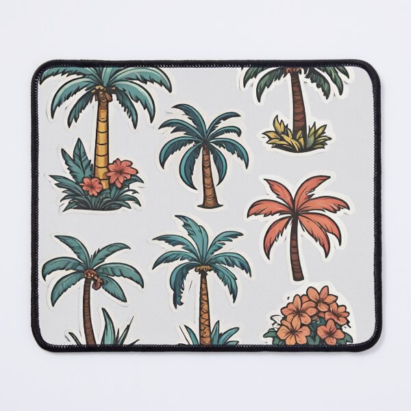 Item preview, Vintage tropical beach sticker set by CallisC Arts ⭐⭐⭐⭐⭐ designed and sold by CallisC-Arts.