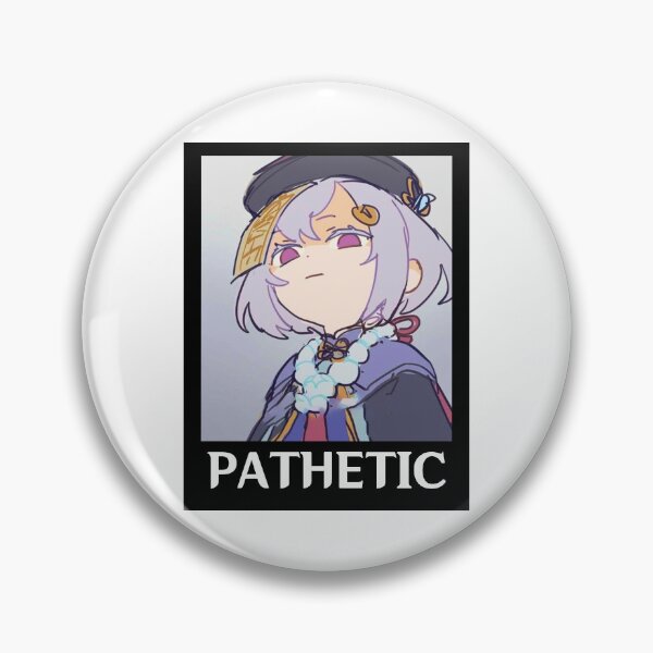 Item preview, Pathetic Qiqi Meme Genshin Impact designed and sold by puffdipper.
