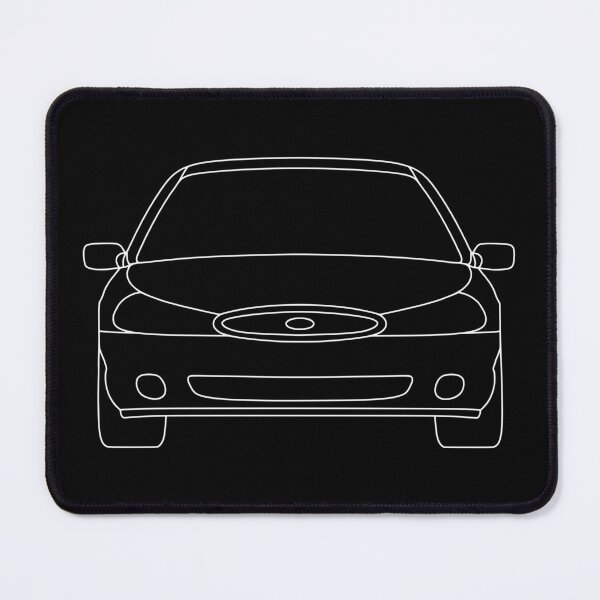 Item preview, Ford Mondeo Mk2 front black lined art designed and sold by EdimDesign.