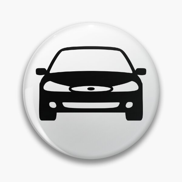 Item preview, Ford Mondeo Mk2 front black silhouette designed and sold by EdimDesign.