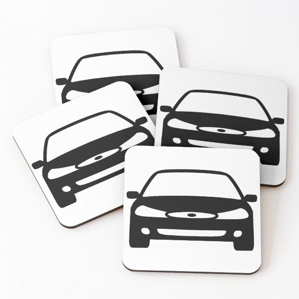 Item preview, Ford Mondeo Mk2 front black silhouette designed and sold by EdimDesign.