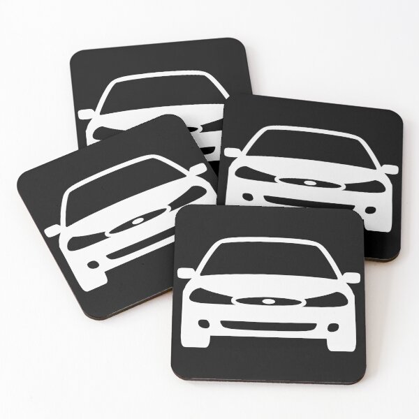 Item preview, Ford Mondeo Mk2 front black silhouette designed and sold by EdimDesign.