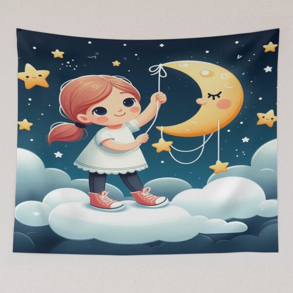 Item preview, Starry Night Dreams: A Child’s Magical Journey girl sleep time designed and sold by Adventure paradise ⭐⭐⭐⭐⭐.