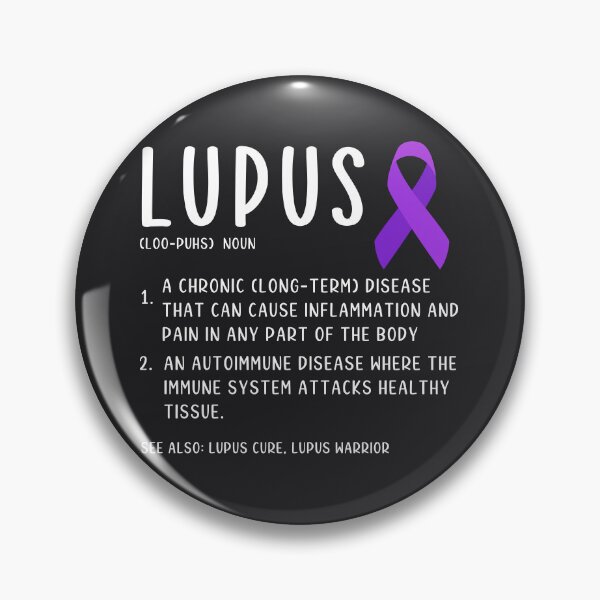Item preview, Lupus Awareness Purple Ribbon Definition  designed and sold by HowToCanadian.
