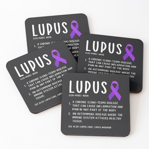 Item preview, Lupus Awareness Purple Ribbon Definition  designed and sold by HowToCanadian.