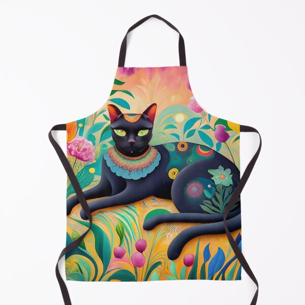 Item preview, Inspired By Gustav Klimt Garden Cat designed and sold by Tamas Das.