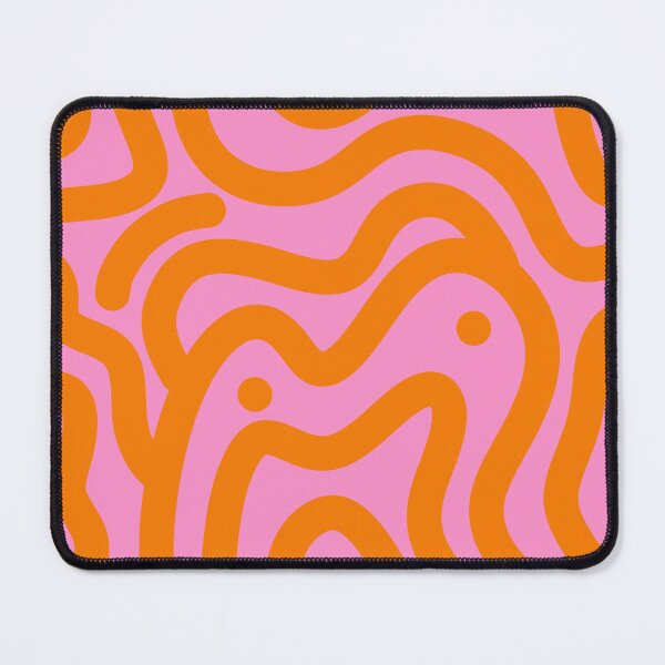 Item preview, Pink and orange retro pattern dirty colours designed and sold by MikusOla.