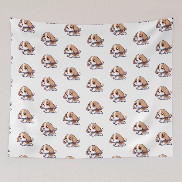Artikelvorschau, Chibi Beagle rennend entworfen und verkauft von City0fDreams.